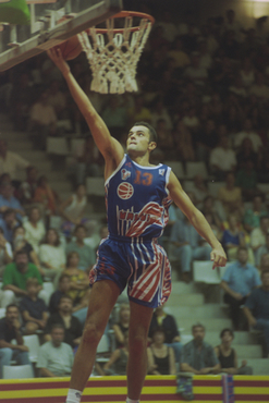 Partit de bàsquet entre el Valvi Girona i el Real Madrid