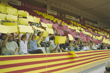 Partit de bàsquet entre el Valvi Girona i el Real Madrid