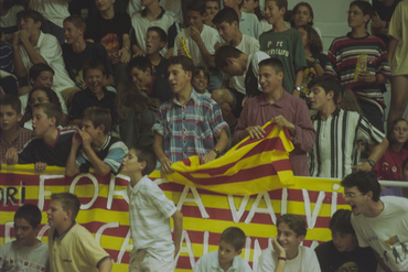 Partit de bàsquet entre el Valvi Girona i el Real Madrid