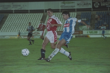 Partit de futbol entre el Figueres i el Nàstic