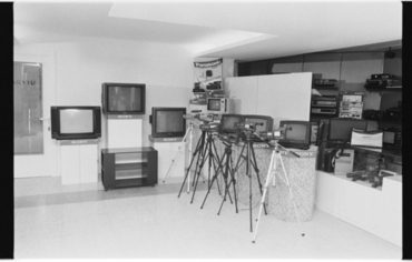 Botiga d'aparells de televisió i música