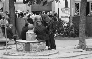 Acte del Partit Socialista de Catalunya amb la presència d'Ernest Lluch a Anglès