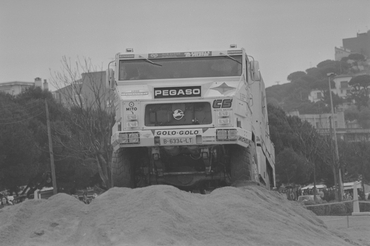 Cursa de cotxes a la platja