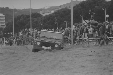 Cursa de cotxes a la platja
