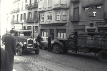 Accident d'una moto a carretera de Barcelona
