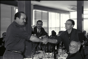 Acte de lliurament de premis d'un concurs de pesca