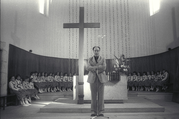 Acte ecumènic a Platja d'Aro on hi participa un grup suís