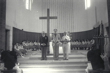 Acte ecumènic a Platja d'Aro on hi participa un grup suís