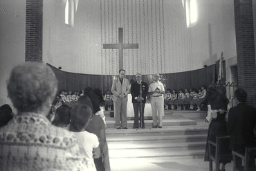 Acte ecumènic a Platja d'Aro on hi participa un grup suís