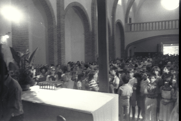 Acte ecumènic a Platja d'Aro on hi participa un grup suís