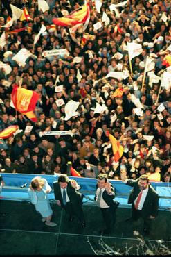  Seu del Partido Popular durant la nit electoral