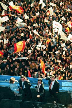  Seu del Partido Popular durant la nit electoral