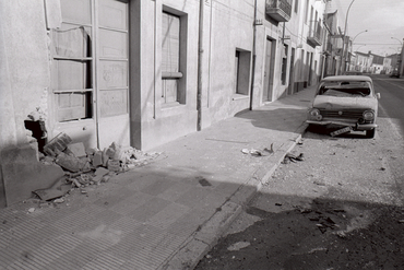 Accident de cotxe a Cassà de la Selva