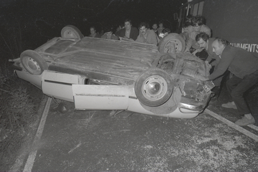 Accident de trànsit a Anglès