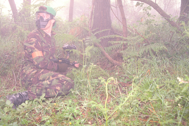 "Paintball", jocs de guerra, a Sant Hilari Sacalm