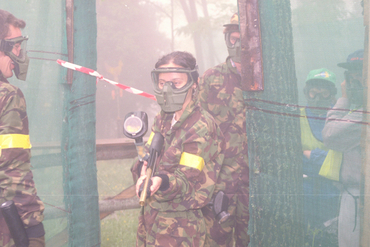 "Paintball", jocs de guerra, a Sant Hilari Sacalm