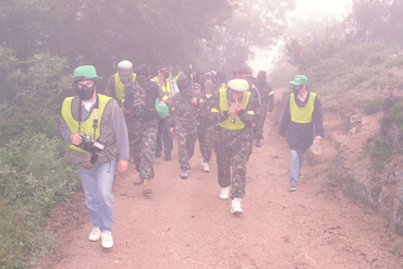 "Paintball", jocs de guerra, a Sant Hilari Sacalm