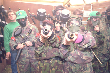 "Paintball", jocs de guerra, a Sant Hilari Sacalm