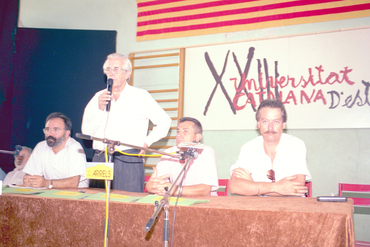 Acte d'inauguració de la XIII Universitat Catalana d'Estiu