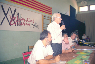  Acte d'inauguració de la XIII Universitat Catalana d'Estiu
