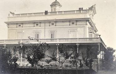Vista d'un edifici senyorial de Manila