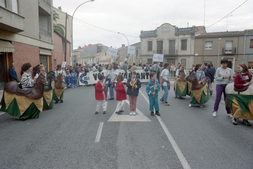 Manifestació per la construcció de la variant de Cassà de la Selva
