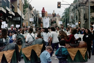 Manifestació per la construcció de la variant de Cassà de la Selva