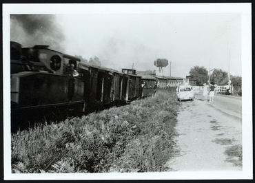 Últim viatge del carrilet d'Olot passant per Montfullà