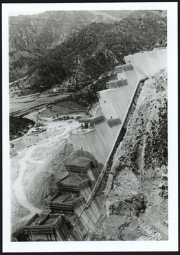 Construcció del pantà i la presa de Susqueda