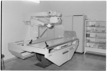 Equip de radiologia de l'antic Hospital de Santa Caterina