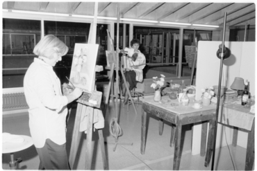 Taller de pintura del Centre Cultural La Mercè