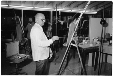 Taller de pintura del Centre Cultural La Mercè