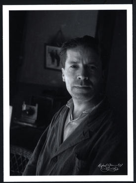 Autoretrat de Rafael Vilarrubias al seu estudi