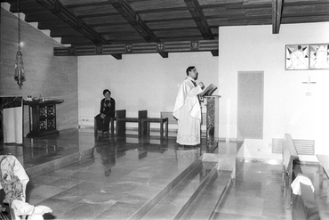 Celebració de la litúrgia a l'escola Bell-lloc del Pla de Girona