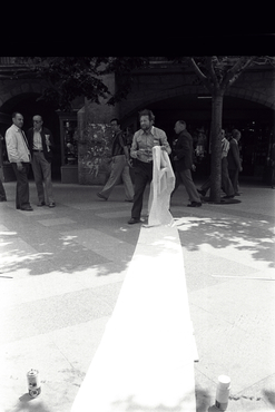 "Happening" a la Rambla de Girona