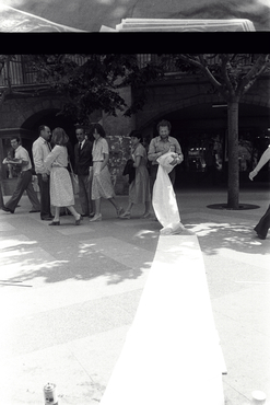 "Happening" a la Rambla de Girona