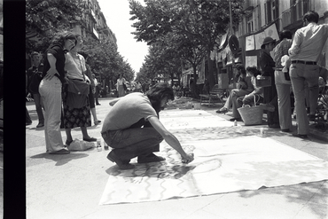 "Happening" a la Rambla de Girona