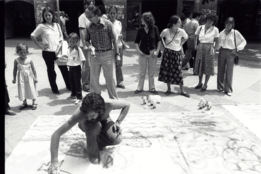 "Happening" a la Rambla de Girona