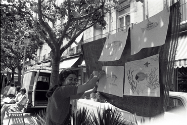 "Happening" a la Rambla de Girona