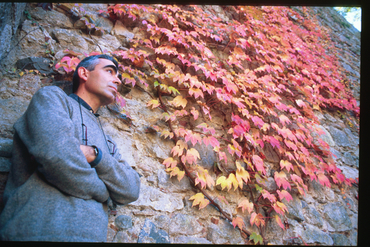 El fotògraf Josep Maria Oliveras en el seu estudi