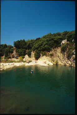 Banyistes al Riu Llierca