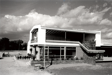 Benedicció i inauguració del Club Tennis Girona a les noves instal·lacions de Palau-Sacosta