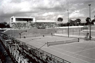 Benedicció i inauguració del Club Tennis Girona a les noves instal·lacions de Palau-Sacosta