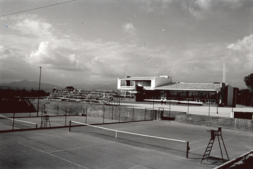 Benedicció i inauguració del Club Tennis Girona a les noves instal·lacions de Palau-Sacosta