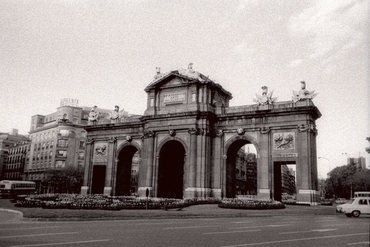 Representació teatral en un teatre de Madrid