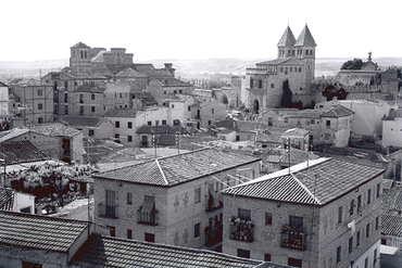 Corrida de toros, convents i edificis de la ciutat de Toledo