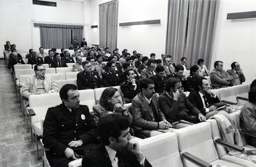 Acte a l'escola de la Policia Municipal de Girona