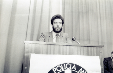 Acte a l'escola de la Policia Municipal de Girona