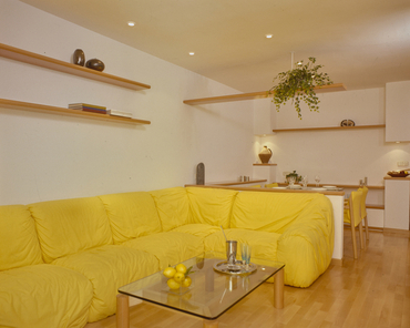 Sala d'estar i menjador d'una casa