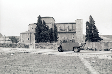 Asfaltat de carrers a Sarrià
